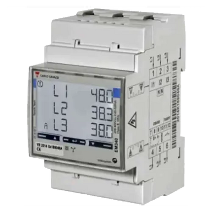 Wallbox Power Meter Trifásico 65A Carlo Gavazzi EM340 - Accesorios de Cargadores VE