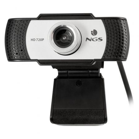 Webcam NGS Xpress Cam 720/ 1280 x 720 HD/ Blanco y Negro - Tiensol